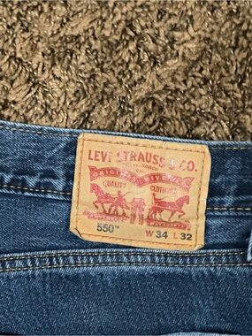 Men’s Levis 550 size 34x32